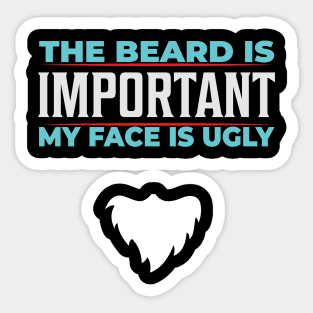 Beard Quote Sticker